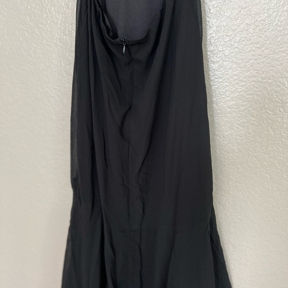 Celebrate Charm Black Tiered Cutout Maxi Dress - Picture 10 of 10